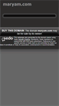 Mobile Screenshot of maryam.com